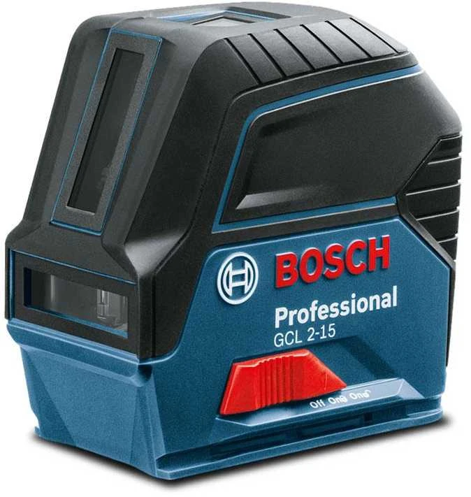 Bosch Kombinuotasis lazeris GCL 2-15 (3x1.5V AA , RM1, BM3, Case)