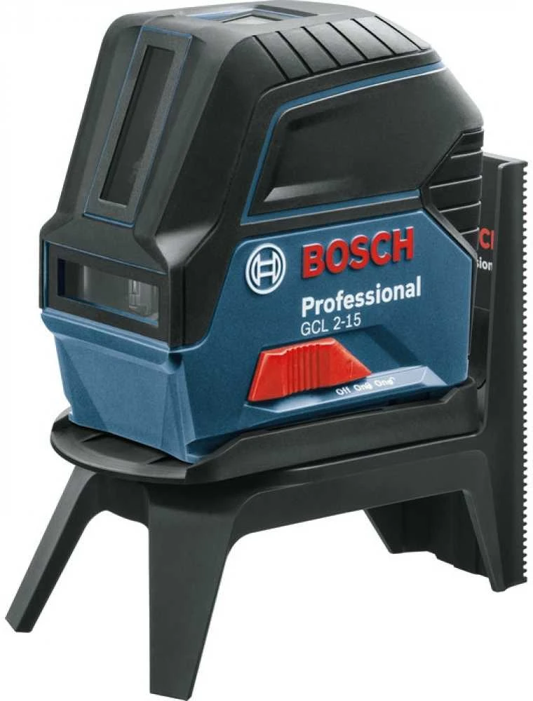 Bosch Kombinuotasis lazeris GCL 2-15 + 3x1.5V AA + krepšys