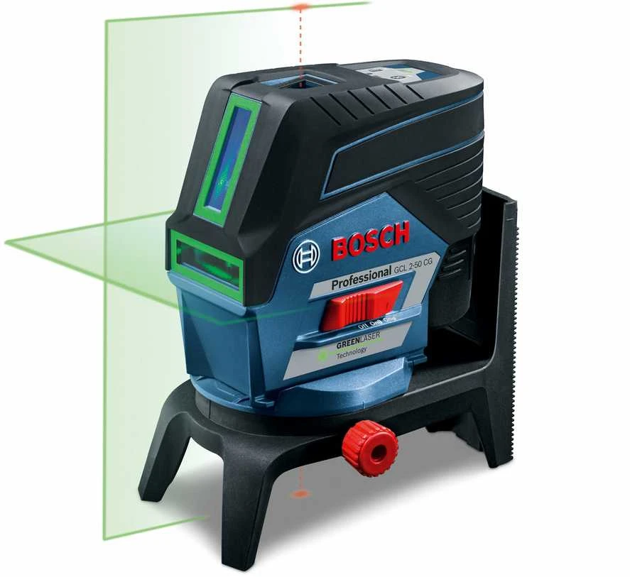 Bosch Kombinuotasis lazeris GCL 2-50 CG + 1x2.0Ah + RM2 + L-Boxx