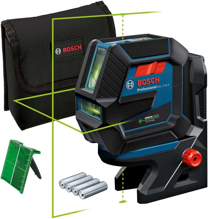 Kombinuotasis lazeris Bosch GCL 2-50 G PROFESSIONAL