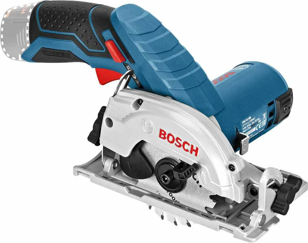 Akumuliatorinis diskinis pjūklas Bosch GKS 12V-26, be akumuliatoriaus ir kroviklio
