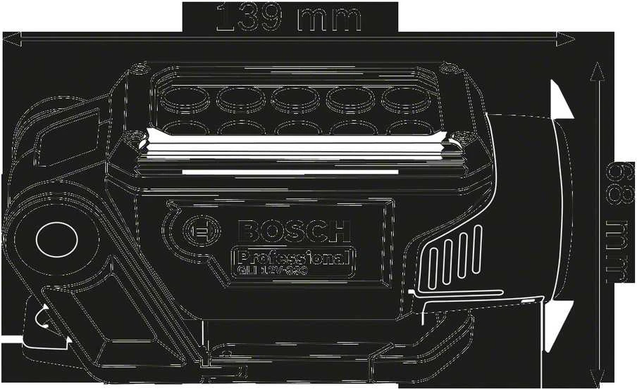 Bosch Akumuliatorinis prožektorius GLI 12V-330