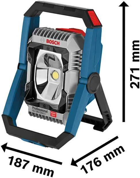 Bosch Akumuliatorinis statybviečių prožektorius GLI 18V-2200 C