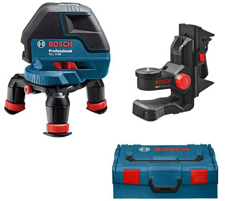 Bosch Linijinis lazerinis nivelyras GLL 3-50 (BM1, L-boxx)
