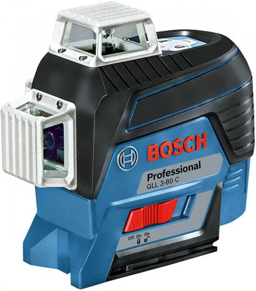 Bosch Linijinis lazerinis nivelyras GLL 3-80 C (4x1.5V AA, Carton)