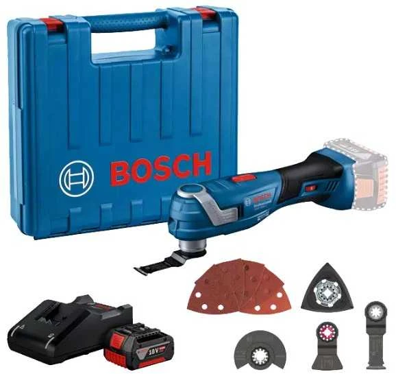 Daugiafunkcinis įrankis Bosch GOP 185-LI PROFESSIONAL; 18 V; 1x4,0 Ah akum.