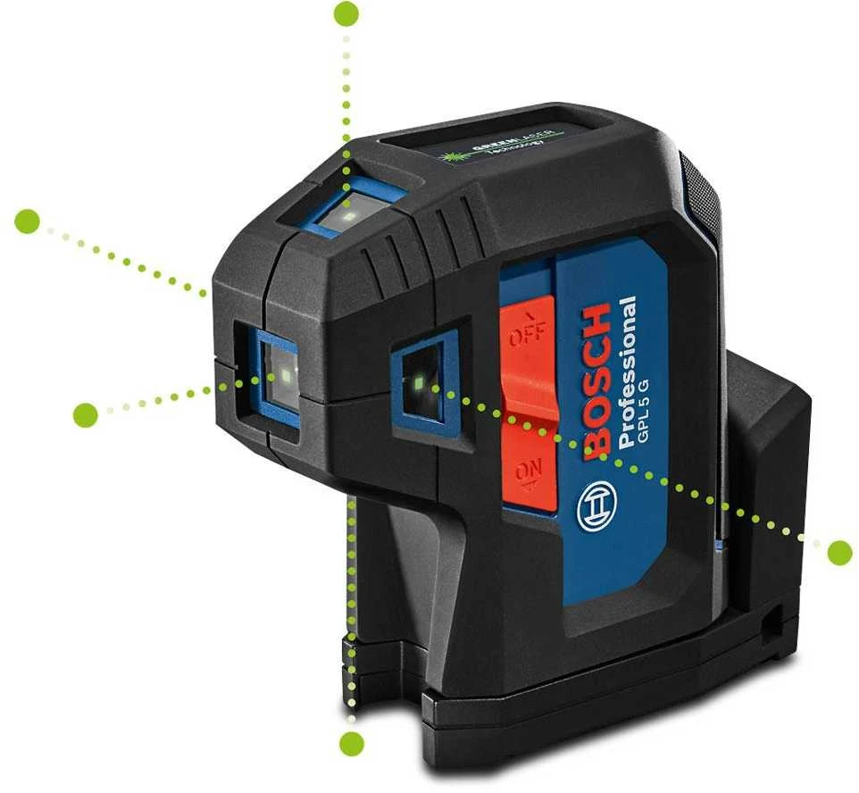 Bosch GPL 5 G, BG 2x1.5V