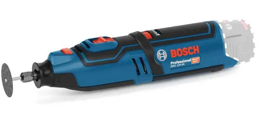 Akumuliatorinis rotacinis įrankis Bosch GRO 12V-35 PROFESSIONAL, be akumuliatoriaus ir kroviklio