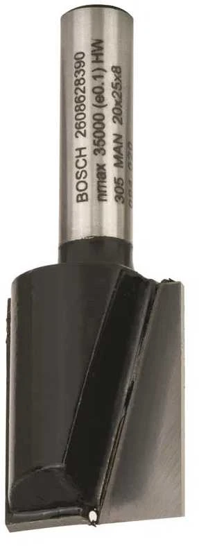 Bosch Pirštinė freza HM B=20mm, l=25 mm,kotas 8mm