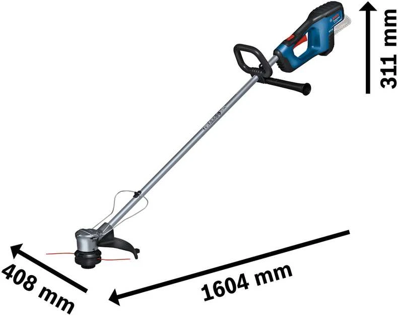 Bosch Akumuliatorinis Trimeris GRT 18V-33 be akumuliatoriaus ir kroviklio