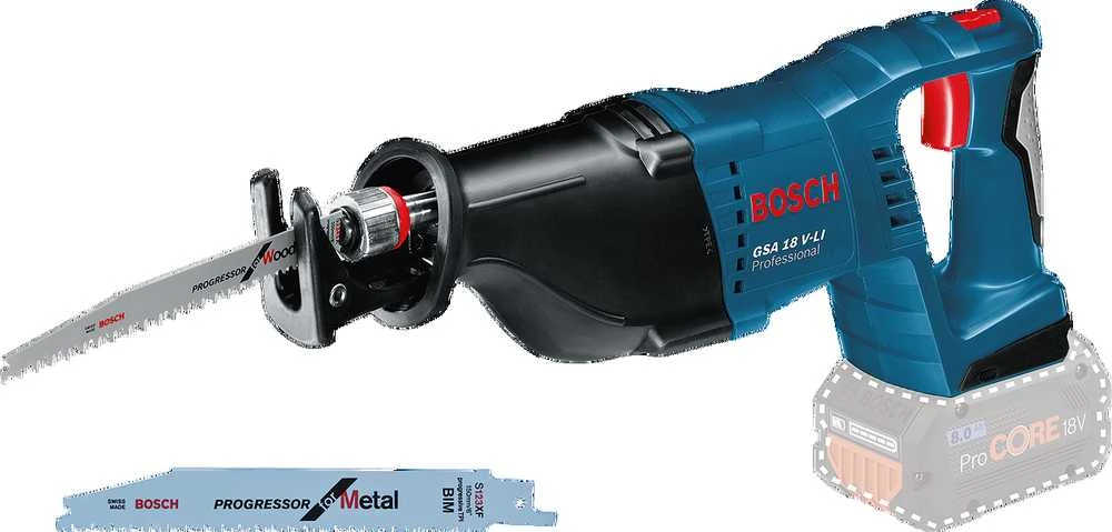 Bosch Akumuliatorinis universalus pjūklas GSA 18 V-LI, SOLO
