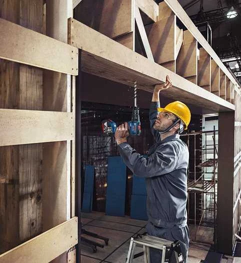 Bosch akumuliatorinis bešepetėlinis suktuvas - gręžtuvas GSB 18V-50, 2 x 2,0 Ah. 28/50 Nm