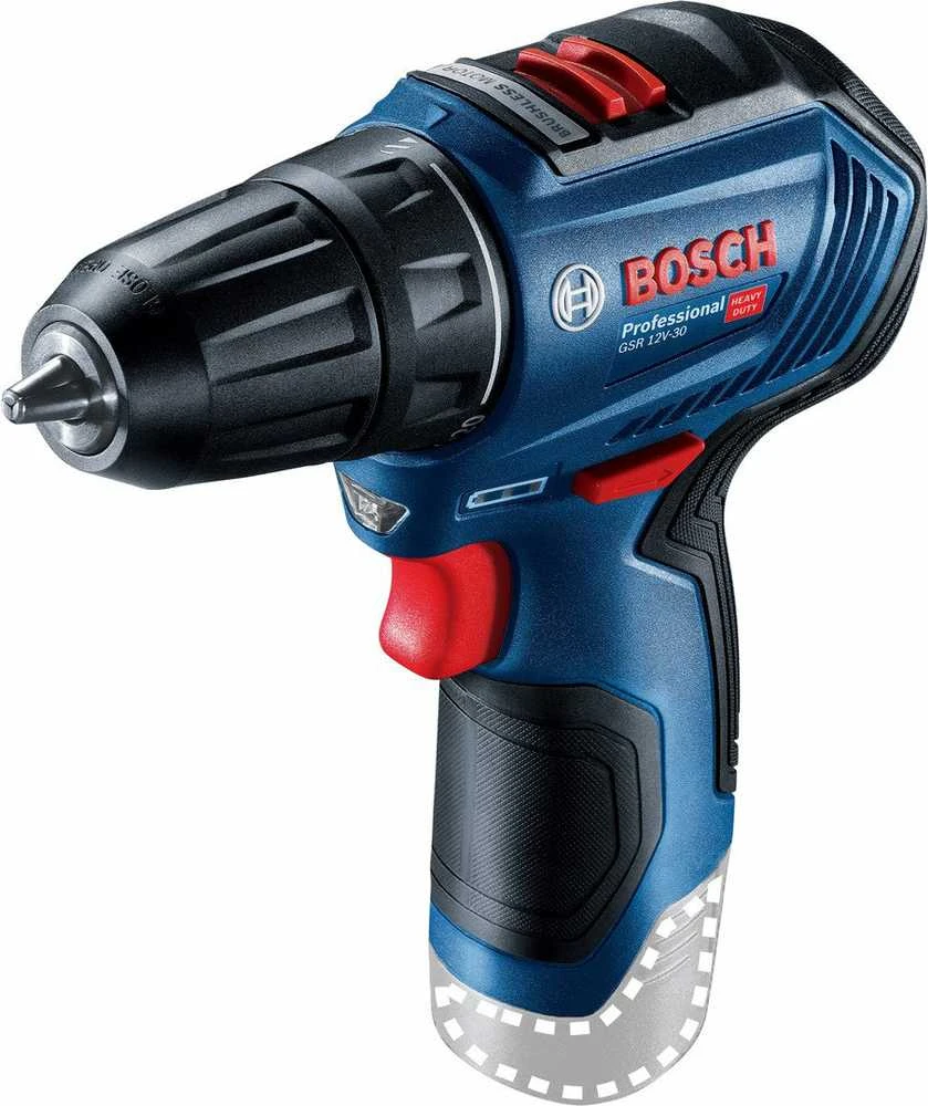 Suktuvas-gręžtuvas Bosch GSR 12V-30; 12 V; (be akumuliatoriaus ir pakrovėjo)