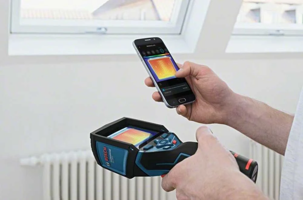 Šiluminė kamera Bosch GTC 400 C (1x1.5Ah, L-Boxx)
