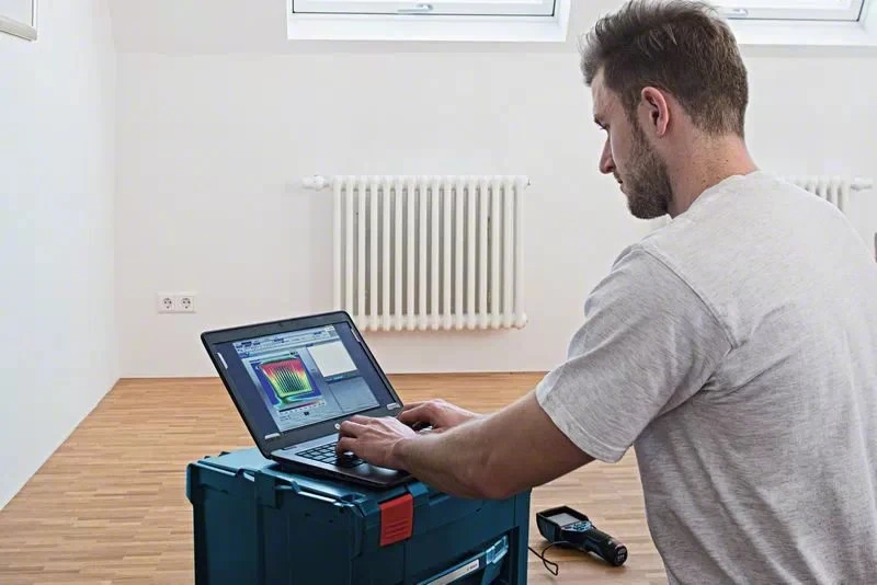 Termovizorius Bosch GTC 400 C, 12V, be akumuliatoriaus ir kroviklio
