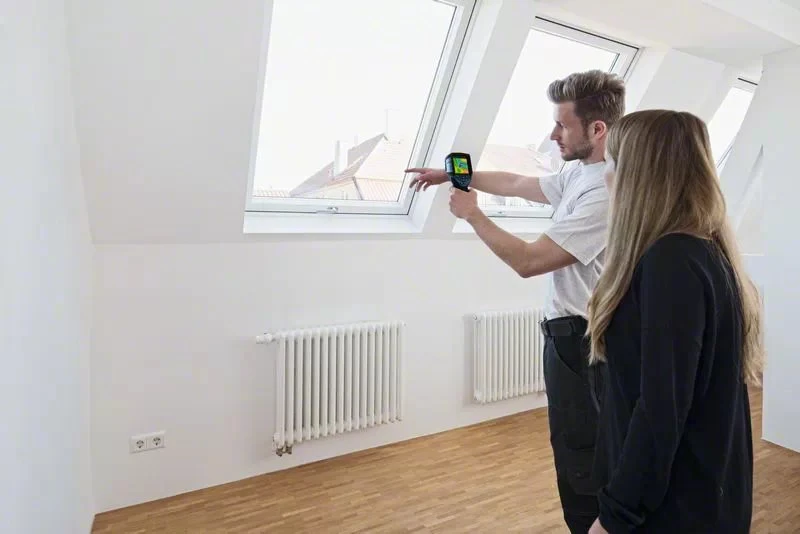 Termovizorius Bosch GTC 400 C, 12V, be akumuliatoriaus ir kroviklio