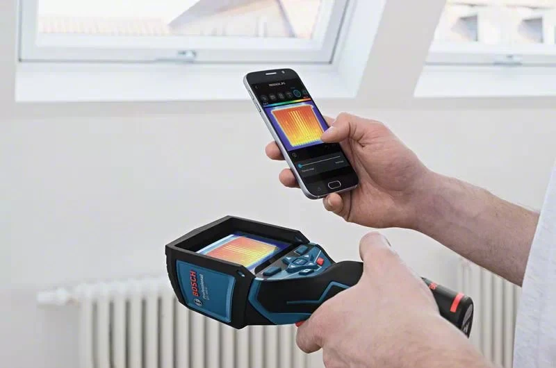 Termovizorius Bosch GTC 400 C, 12V, be akumuliatoriaus ir kroviklio