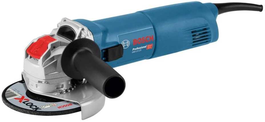 Kampinis šlifuoklis Bosch GWX 10-125, X-Lock PROFESSIONAL