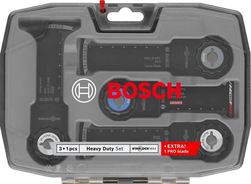 Plokščias pjūklelis Bosch Starlock Best of Heavy Duty; 4 vnt.