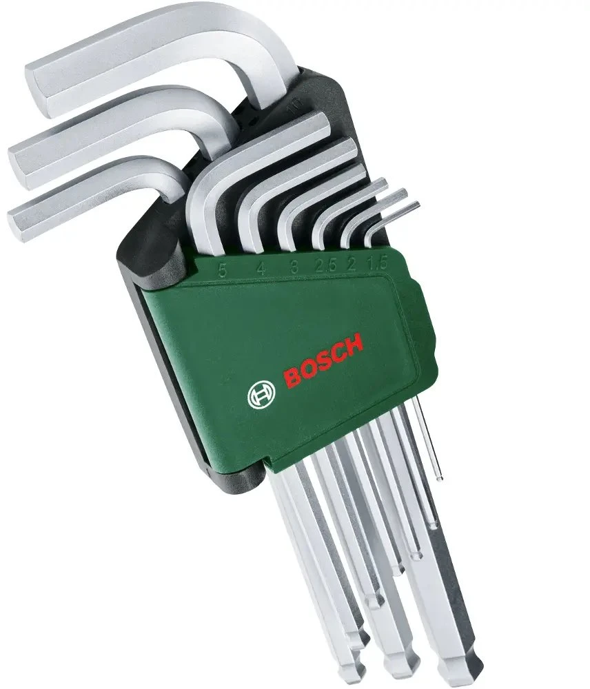 Bosch Šešiakampių raktų rinkin. , 9 dalys