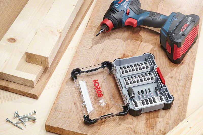 Bosch 36 dalių smūginių antgalių komplektas Impact Control PICK&CLICK