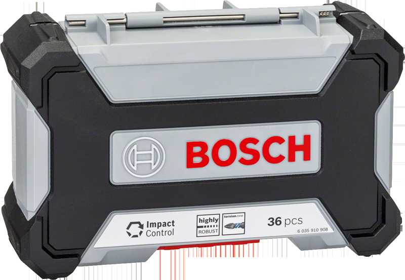 Bosch 36 dalių smūginių antgalių komplektas Impact Control PICK&CLICK