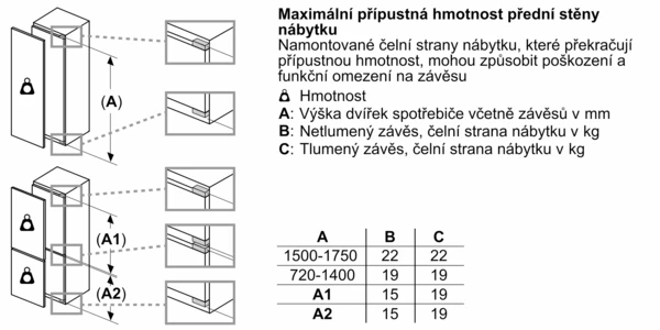Šaldytuvas BOSCH KIS86AFE0