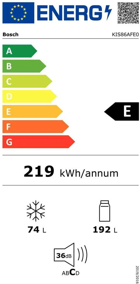 Šaldytuvas BOSCH KIS86AFE0