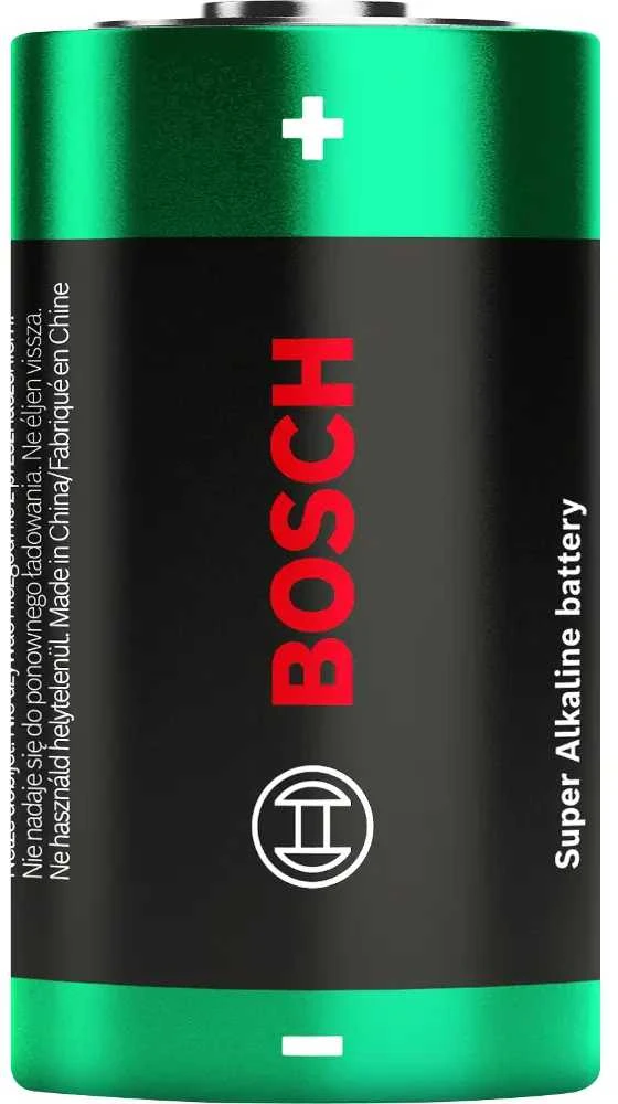 Bosch D tipo šarminė baterija iš arti