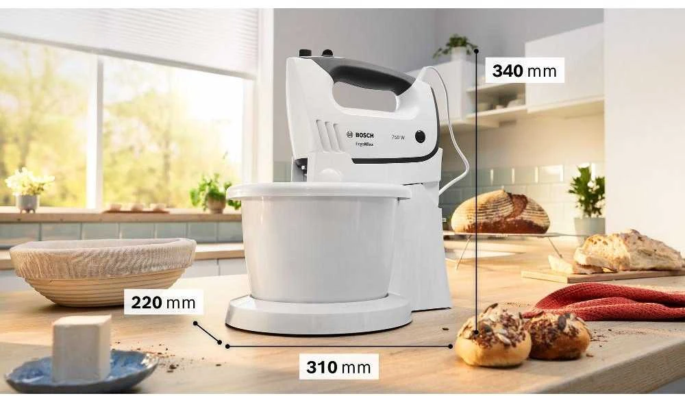 Plakiklis Bosch ErgoMixx MFQ37490 balta