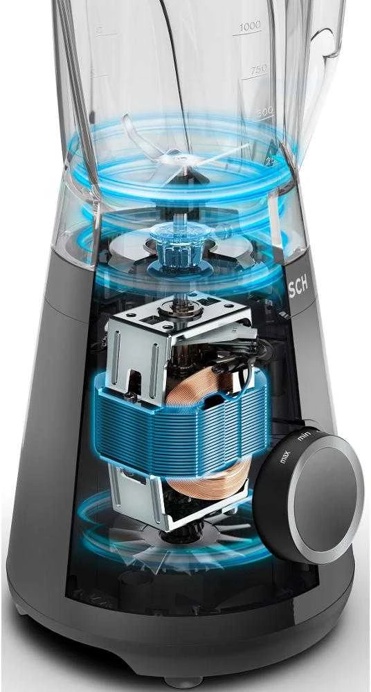 Bosch MMB6141B Series 4, Trintuvas, VitaPower Serie | 4, 1200 W, Juoda