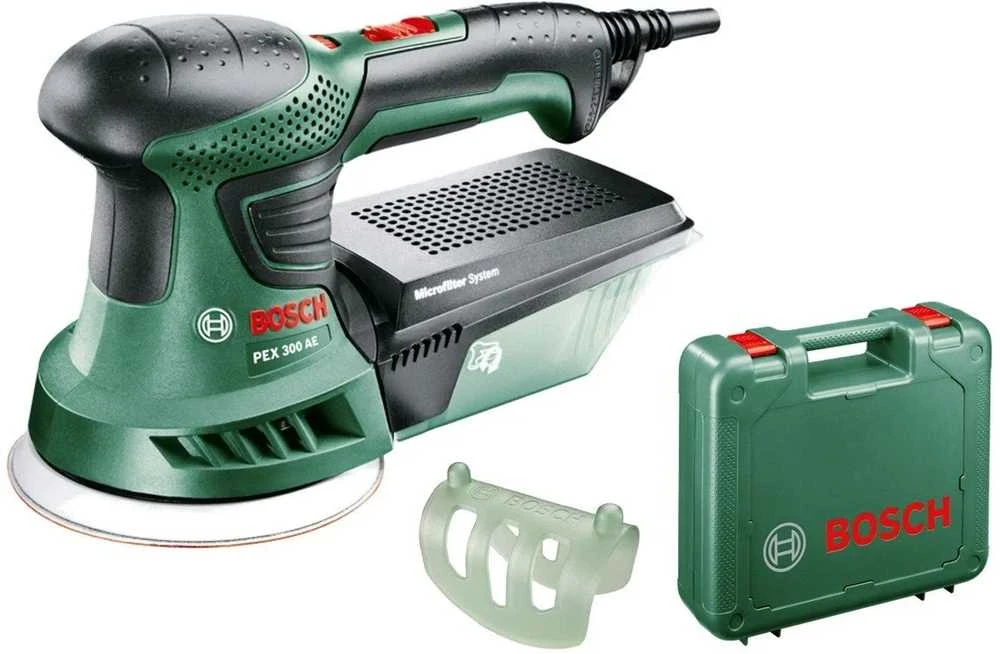Ekscentrinis šlifuoklis Bosch PEX 300 AE Compact