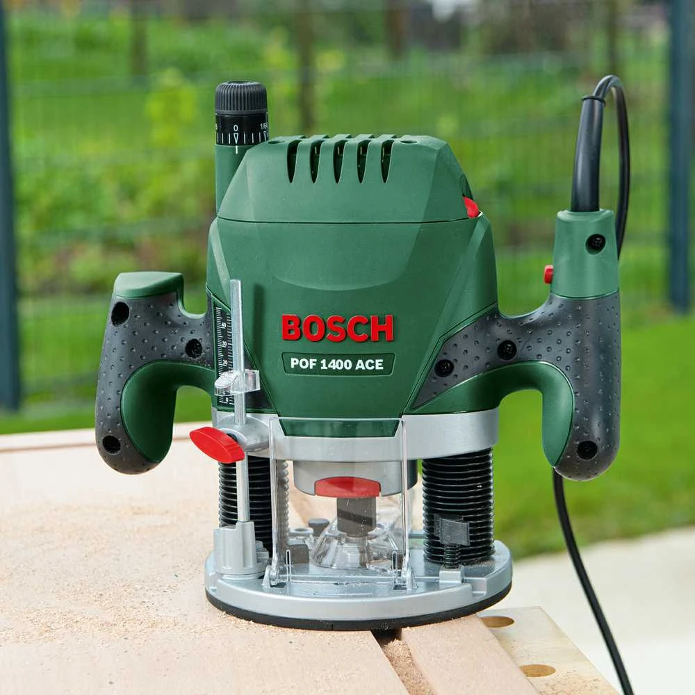 Vertikalaus frezavimo mašina Bosch POF 1400 ACE, 1400 W