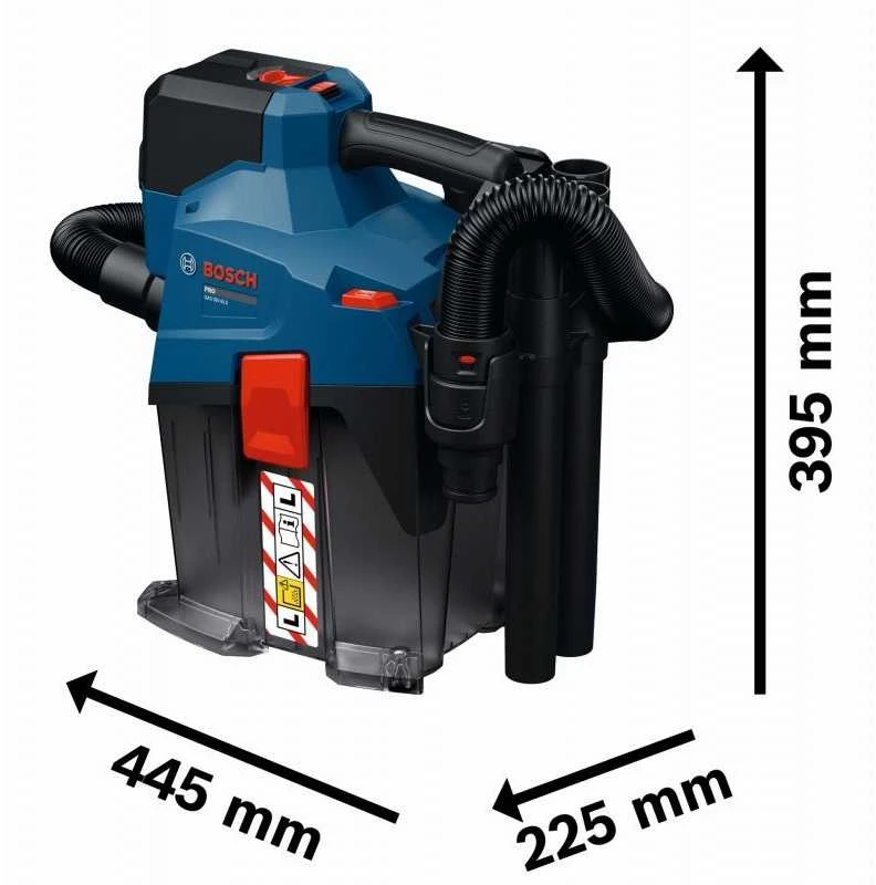 Akumuliatorinis dulkių siurblys BOSCH GAS 18V-6LS Solo