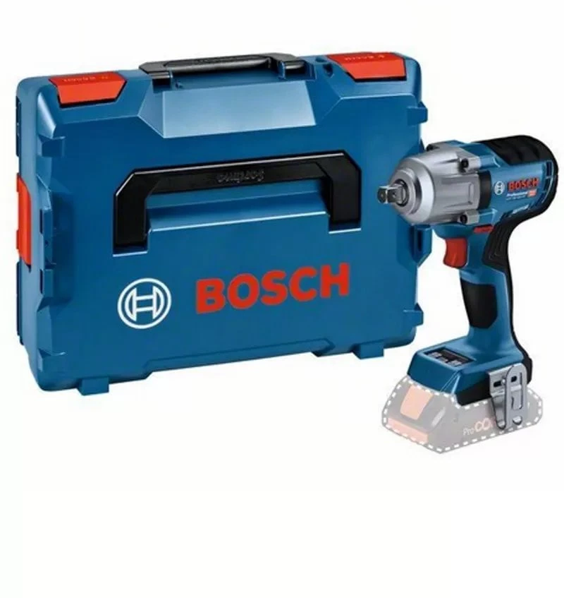 Akumuliatorinis smūginis veržliasukis Bosch GDS 18V-450 PC Solo, GCY 42, LB
