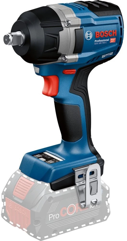 Bosch GDS 18V-750 C, Solo, kartoninė dėžutė