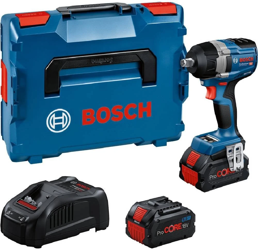 Bosch GDS 18V-750 C 2x8.0Ah PC GAL1880CV CoMo LB