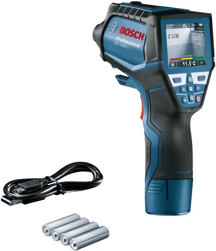 Bosch Šilumos detektorius GIS 1000 C Professional be akumuliatoriaus ir kroviklio