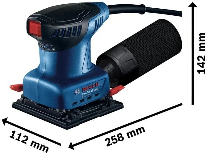 Vibracinis šlifuoklis Bosch GSS 140 A Professional | 06012A8021