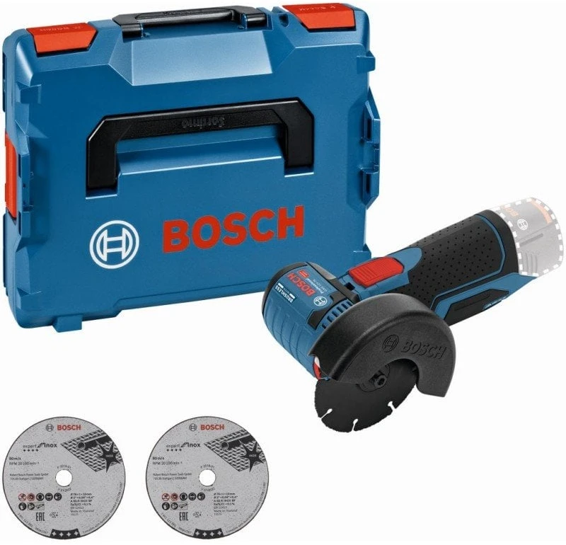 Bosch Akumuliatorinis kampinis šlifuoklis GWS 12V-76 V-EC (be baterijų ir įkroviklio)