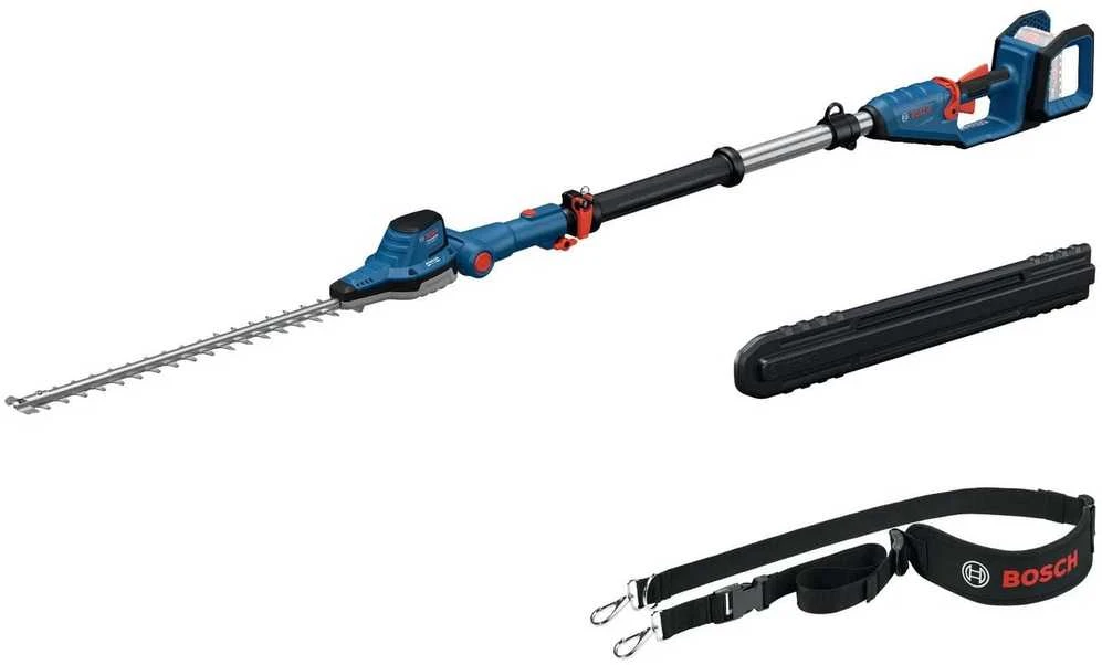 Teleskopinės gyvatvorių žirklės Bosch GHE 18V-50 TP Professional; 18 V; 50 cm (be akumuliatoriaus ir pakrovėjo)