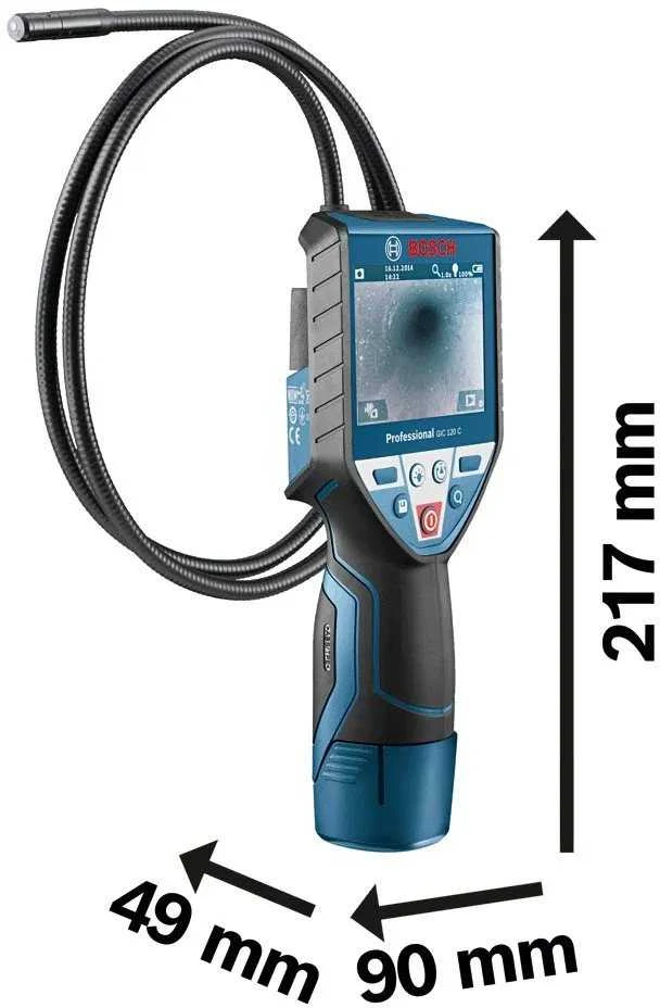 Bosch Patikros kamera GIC 120 C Prof. (1x1.5Ah, L-Boxx)
