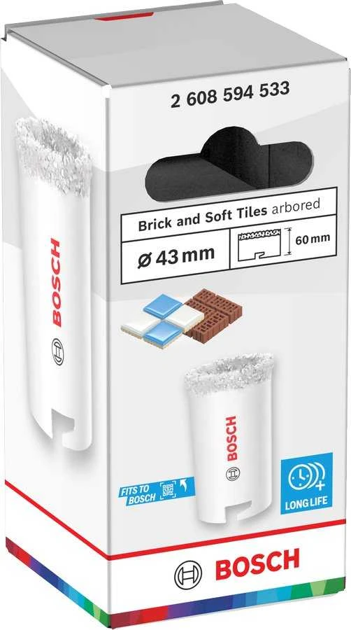 Bosch Skylių pjūklas plytoms ir plytelėms 43x60mm
