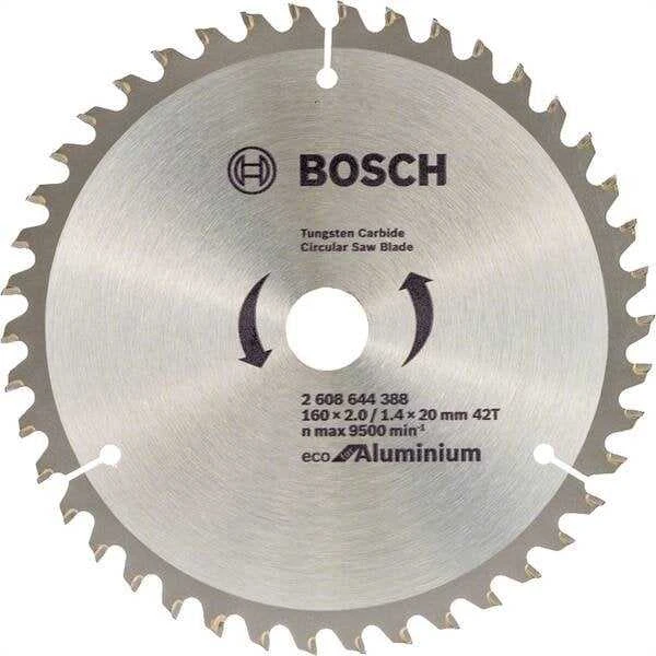 Bosch Pjūklas ALUMINIUI 160x20mm 42 DANTŲ ECO
