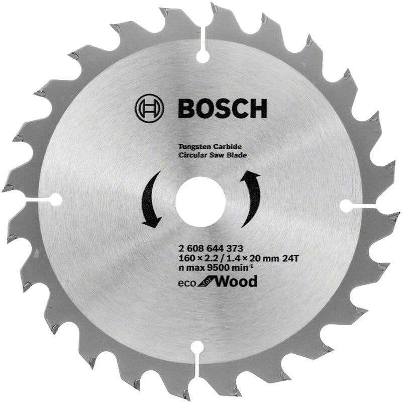 Pjovimo diskas Bosch Eco for Wood 2608644373; 160x20 mm; Z24
