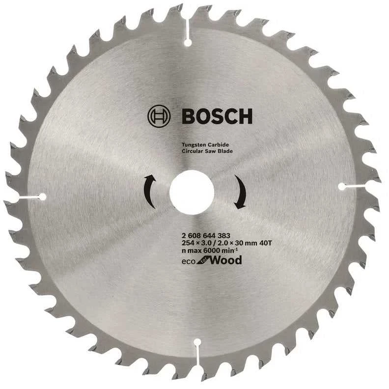 Bosch DISKINIS MEDIENOS 254x30mm 40 DANTŲ Pjūklas, OPTILINE WOOD ECO