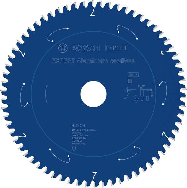 Bosch Expert for Aliuminio 216x30x2/1.4x66T