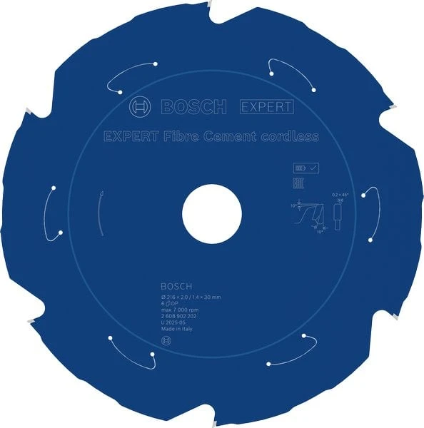 Bosch Expert for Fiber Cement 216x30x2/1.4x6T