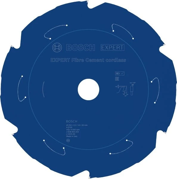 Bosch Expert for Fiber Cement 250x30x2.2/1.6x6T