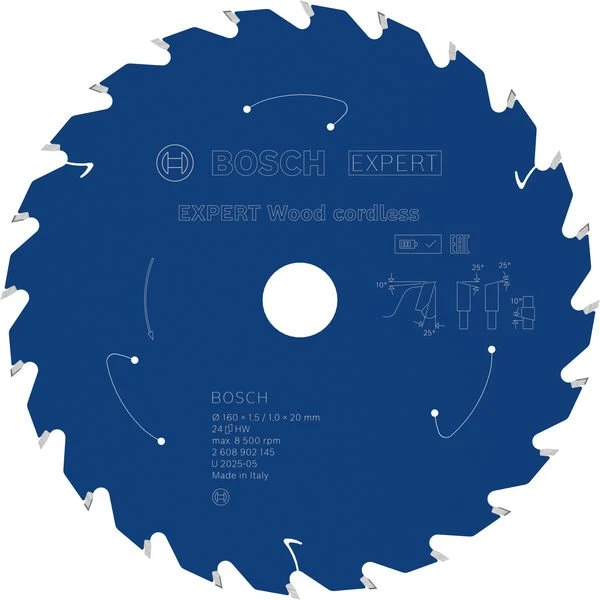 Bosch Expert for Wood 160x20x1.5/1x24T
